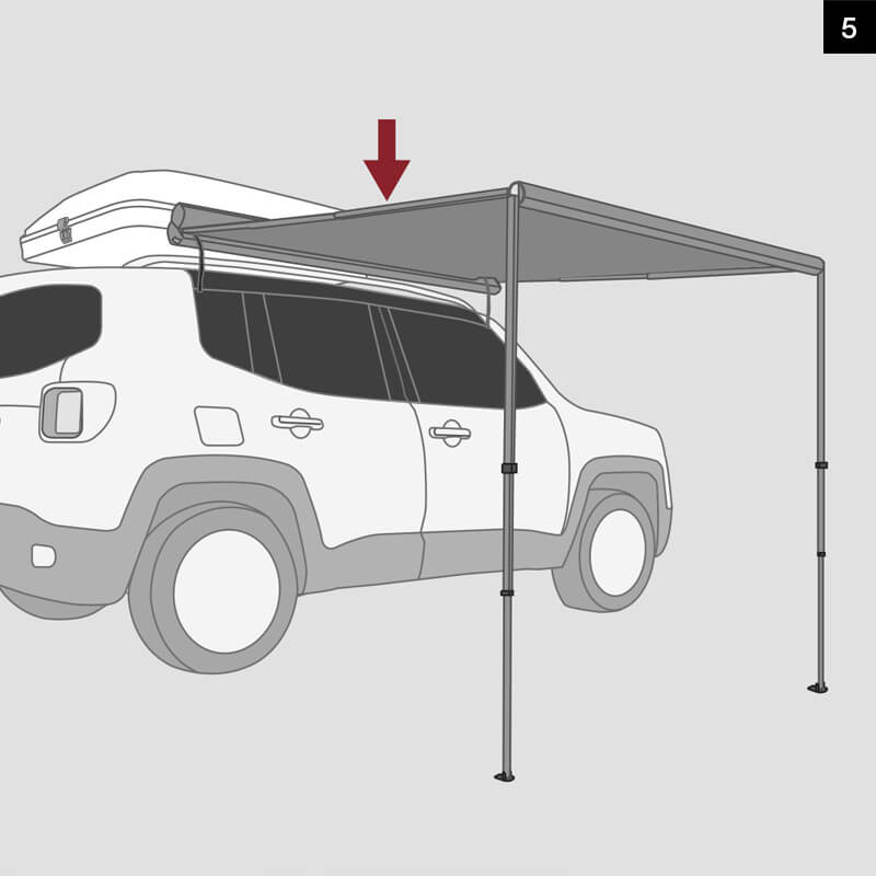 Autohome Awning Sun Shade for camping