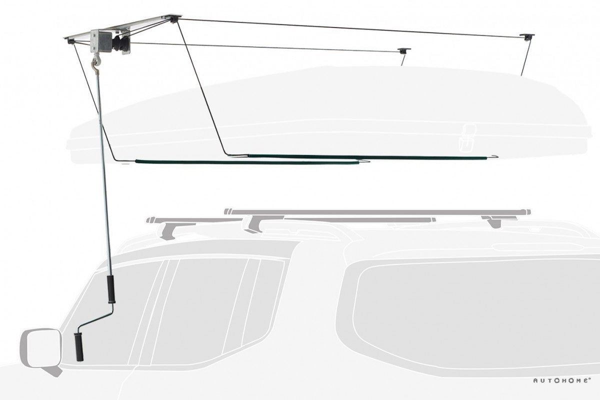 Rooftop Tent Lift & Hoist – Space-Saving Storage Solution